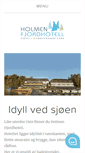 Mobile Screenshot of holmenfjordhotell.no